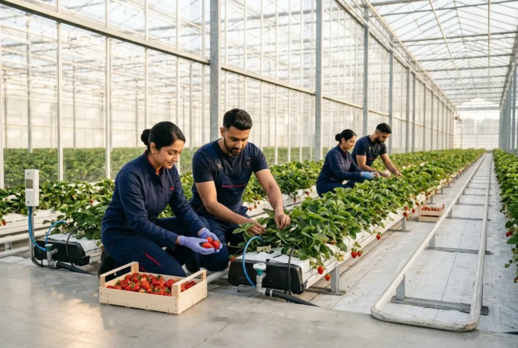 Greenhouse Harvest Worker (SAMPLE) vacancy poster